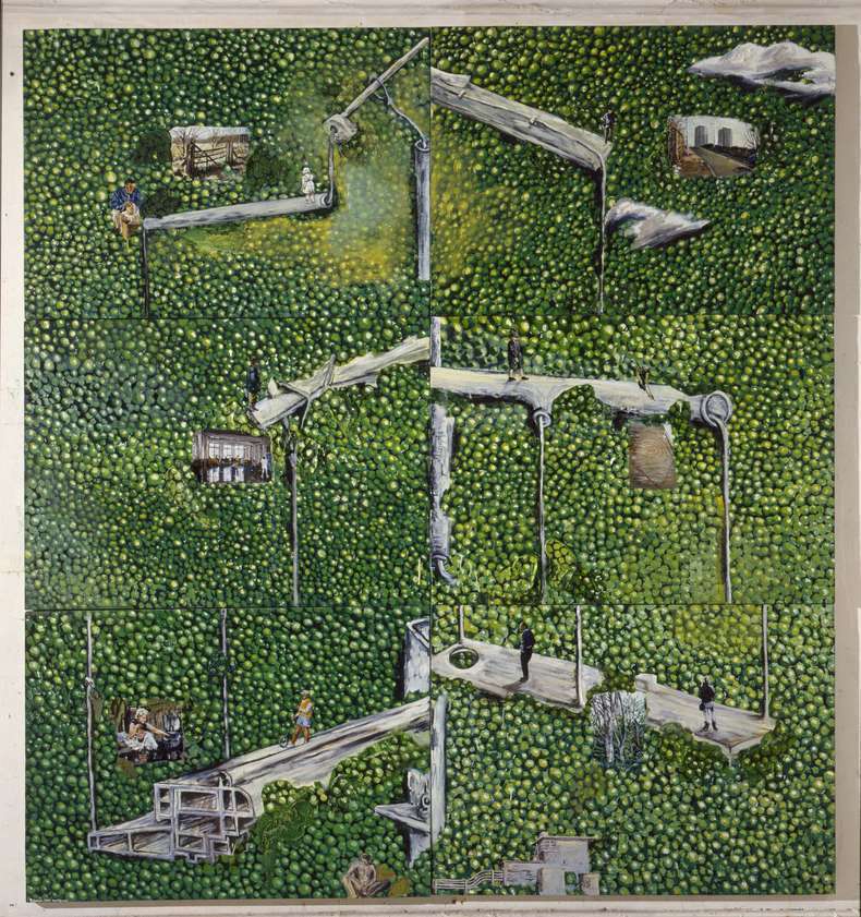 Heartwood, 1989 by Jeffrey Dennis © Jeffrey Dennis. All rights reserved, DACS/Artimage 2018. Photo: Edward Woodman Heartwood, 1989