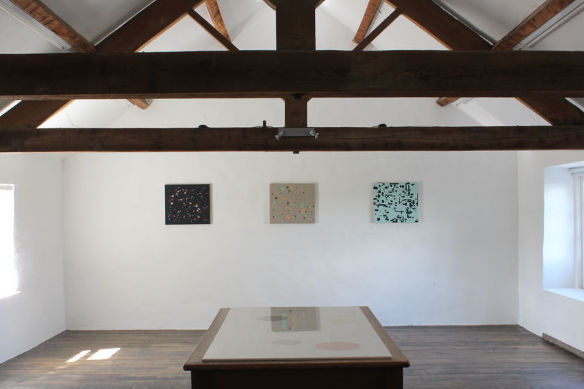 Like a Secret Spring in a Well-ordered Machine, Shandy Hall, North Yorkshire, 2014 by Alison Turnbull © Alison Turnbull. All Rights Reserved, DACS/Artimage 2018 Like a Secret Spring in a Well-ordered Machine, Shandy Hall, North Yorkshire, 2014