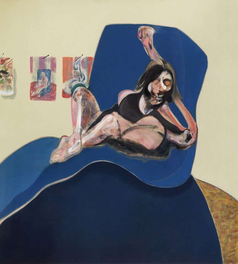 Study for a Portrait, 1967 by Francis Bacon © The Estate of Francis Bacon. All rights reserved, DACS/Artimage 2018. Photo: Philipp Scholz Rittermann Study for a Portrait, 1967