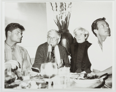 Andy Warhol, David Hockney, 1985