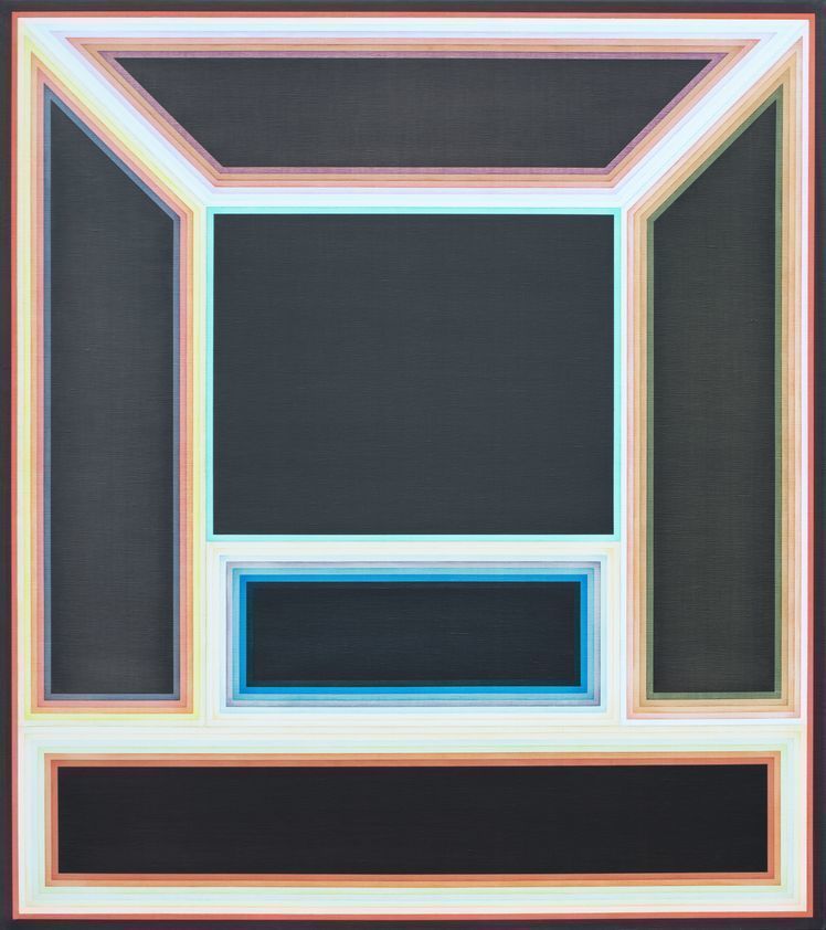 Black Painting, 2015 by Selma Parlour © Selma Parlour. All Rights Reserved, DACS/Artimage 2018 Black Painting, 2015