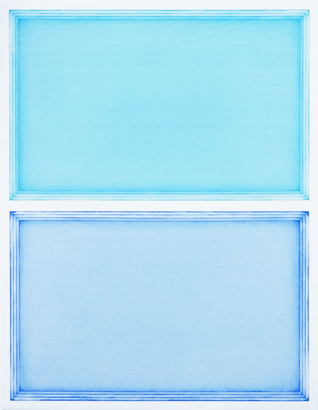 Metapainting (horizon 2), 2015 by Selma Parlour © Selma Parlour. All Rights Reserved, DACS/Artimage 2018 Metapainting (horizon 2), 2015