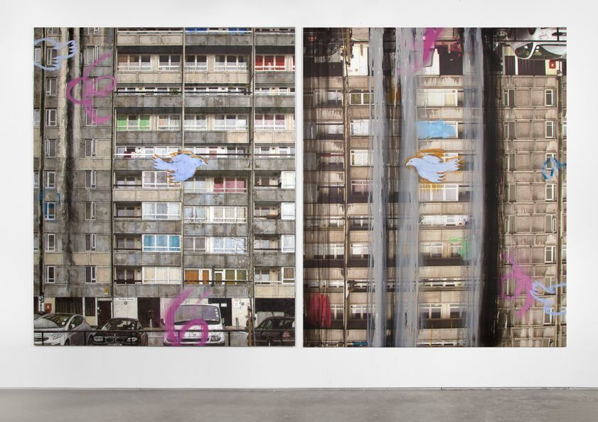 Gordon House (Diptych), 2013 by David Hepher © David Hepher. All Rights Reserved, DACS/Artimage 2018. Image courtesy Flowers Gallery Gordon House (Diptych), 2013
