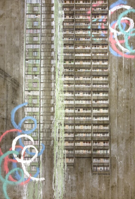 Gordon House, East Face, 2013 by David Hepher © David Hepher. All Rights Reserved, DACS/Artimage 2018. Image courtesy Flowers Gallery Gordon House, East Face, 2013