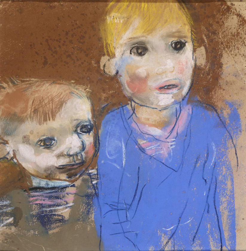 Two Boys (Glasgow Children), c.1960 by Joan Eardley © Estate of Joan Eardley. All Rights Reserved, DACS/Artimage 2018. Image: © National Galleries of Scotland Two Boys (Glasgow Children), c.1960