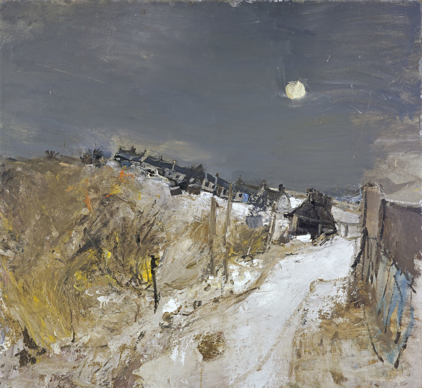 Catterline in Winter, 1963 by Joan Eardley © Estate of Joan Eardley. All Rights Reserved, DACS/Artimage 2018. Image: © National Galleries of Scotland Catterline in Winter, 1963