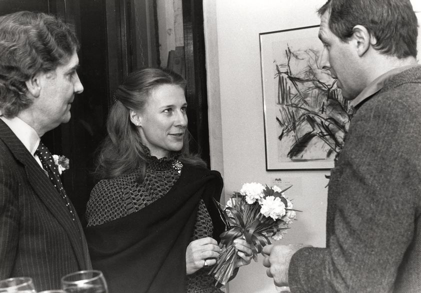 Private View at Warehouse Gallery, Covent Garden, 1976 by Barry Martin © Barry Martin. All rights reserved, DACS/Artimage 2018 Private View at Warehouse Gallery, Covent Garden, 1976