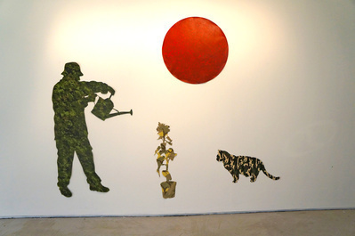 Installation, Solar Activities artwork, Millennium Court Art...