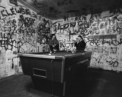 Byker Byte poolroom, Byker, 1981