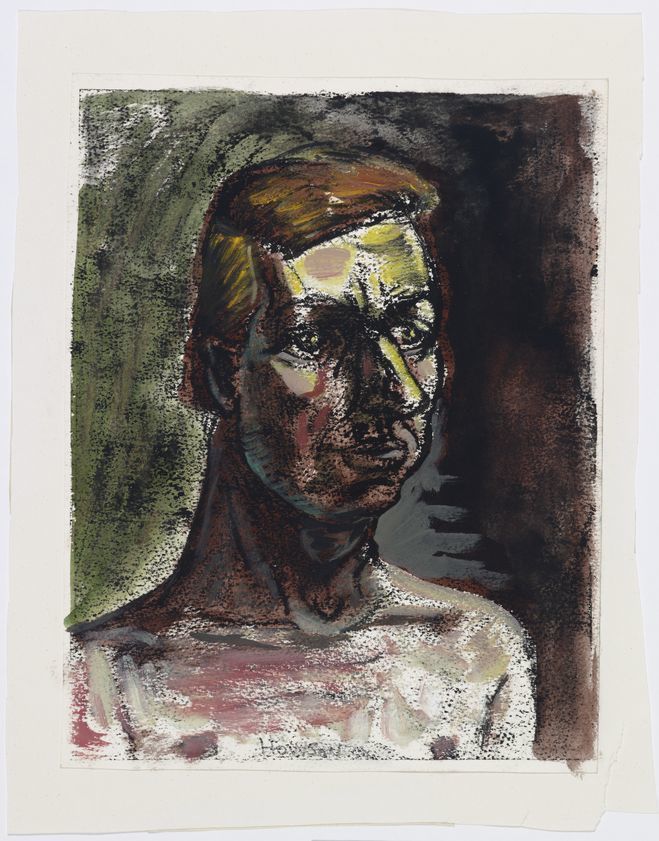 Untitled (Head), 1983 by Peter Howson © Peter Howson. All rights reserved, DACS/Artimage 2018. Image: © Arts Council Collection, Southbank Centre Untitled (Head), 1983