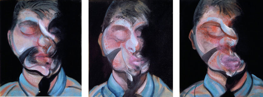 Three Studies for Self-Portrait, 1972 by Francis Bacon © The Estate of Francis Bacon. All rights reserved, DACS/Artimage 2018. Photo: Prudence Cuming Associates Ltd Three Studies for Self-Portrait, 1972