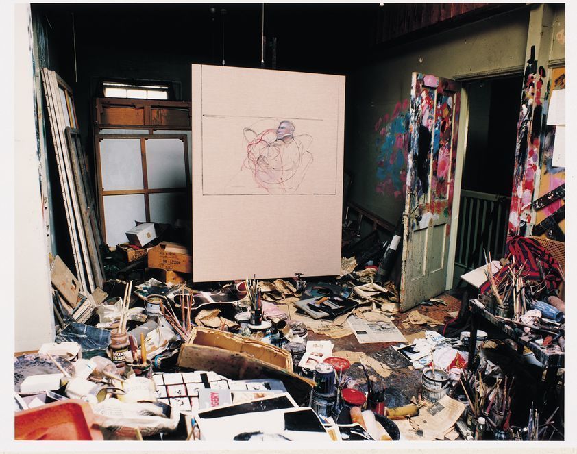 Francis Bacon's 7 Reece Mews studio, London 1998 by Francis Bacon © The Estate of Francis Bacon. All rights reserved, DACS/Artimage 2018. Photo: Perry Ogden Francis Bacon's 7 Reece Mews studio, London 1998