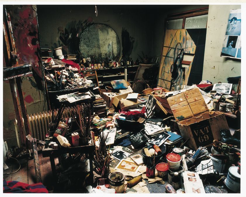 Francis Bacon's 7 Reece Mews studio, London, 1998 by Francis Bacon © The Estate of Francis Bacon. All rights reserved, DACS/Artimage 2018. Photo: Perry Ogden Francis Bacon's 7 Reece Mews studio, London, 1998