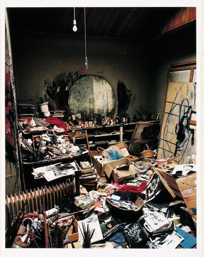 Francis Bacon's 7 Reece Mews studio, London 1998 by Francis Bacon © The Estate of Francis Bacon. All rights reserved, DACS/Artimage 2018. Photo: Perry Ogden Francis Bacon's 7 Reece Mews studio, London 1998