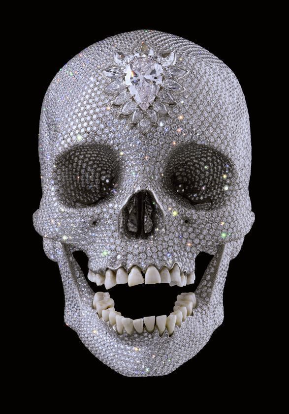 For the Love of God, 2007 by Damien Hirst © Damien Hirst and Science Ltd. All rights reserved, DACS/Artimage 2018. Photo: Prudence Cuming Associates Ltd For the Love of God, 2007