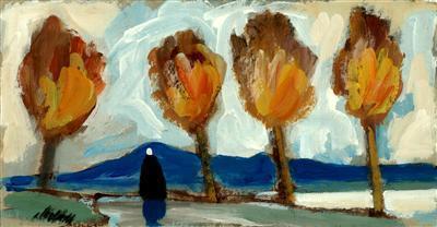 Orange Trees and Blue Sky, 1990