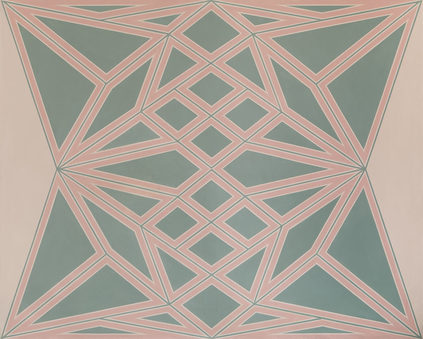 At Six O'clock, 1966 by Tess Jaray © Tess Jaray. All Rights Reserved, DACS/Artimage 2018. Photo: Sam Roberts At Six O'clock, 1966