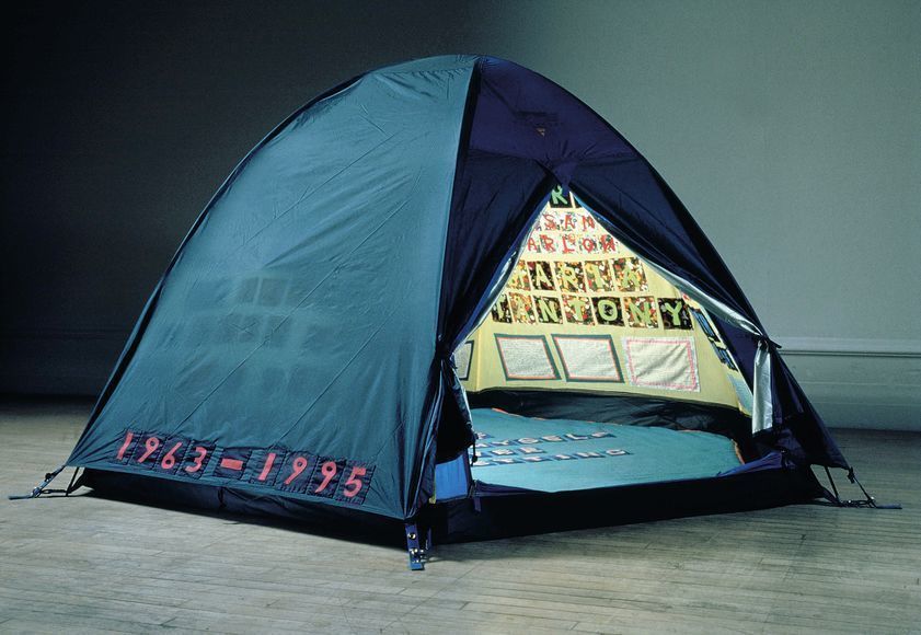 Everyone I Have Ever Slept With 1963-1995, 1995 by Tracey Emin © Tracey Emin. All rights reserved, DACS/Artimage 2017. Image courtesy White Cube Everyone I Have Ever Slept With 1963-1995, 1995