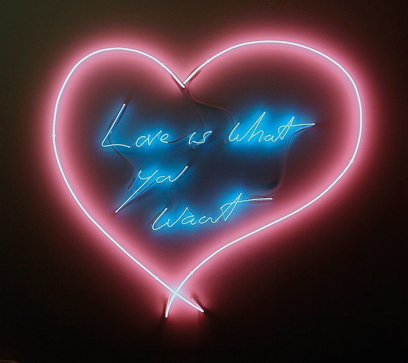 Love is What you Want, 2011 by Tracey Emin © Tracey Emin. All rights reserved, DACS/Artimage 2018. Image courtesy White Cube Love is What you Want, 2011