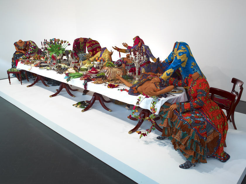 Last Supper (after Leonardo), 2013 by Yinka Shonibare MBE © Yinka Shonibare MBE. All Rights Reserved, DACS/Artimage 2018. Image courtesy Stephen Friedman Gallery. Photo: Stephen White Last Supper (after Leonardo), 2013