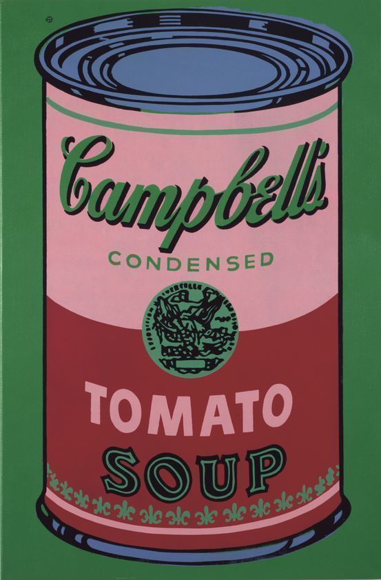 Colored Campbell's Soup Can, 1965 by Andy Warhol © The Andy Warhol Foundation for the Visual Arts, Inc. / DACS/Artimage 2018 Colored Campbell's Soup Can, 1965