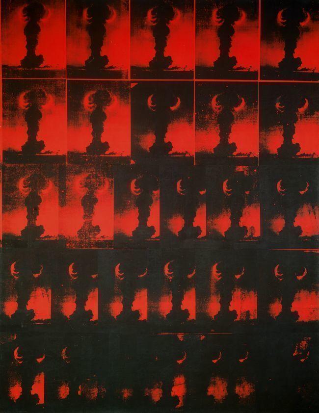Red Explosion (or Atomic Bomb), 1963 by Andy Warhol © The Andy Warhol Foundation for the Visual Arts, Inc. / DACS/Artimage 2018 Red Explosion (or Atomic Bomb), 1963