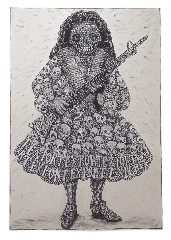 Mercenary 2, 1998 by Hew Locke © Hew Locke. All rights reserved, DACS/Artimage 2018. Photo by the artist Mercenary 2, 1998