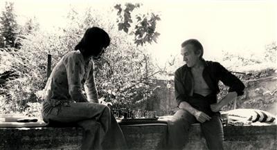 William Turnbull and Kim Lim Playing Chess