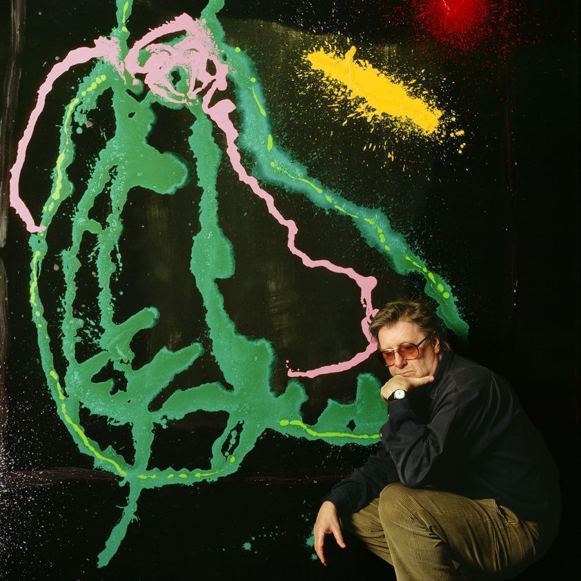 John Hoyland, 1992 by Nicholas Sinclair © Nicholas Sinclair. All rights reserved, DACS/Artimage 2018 John Hoyland, 1992