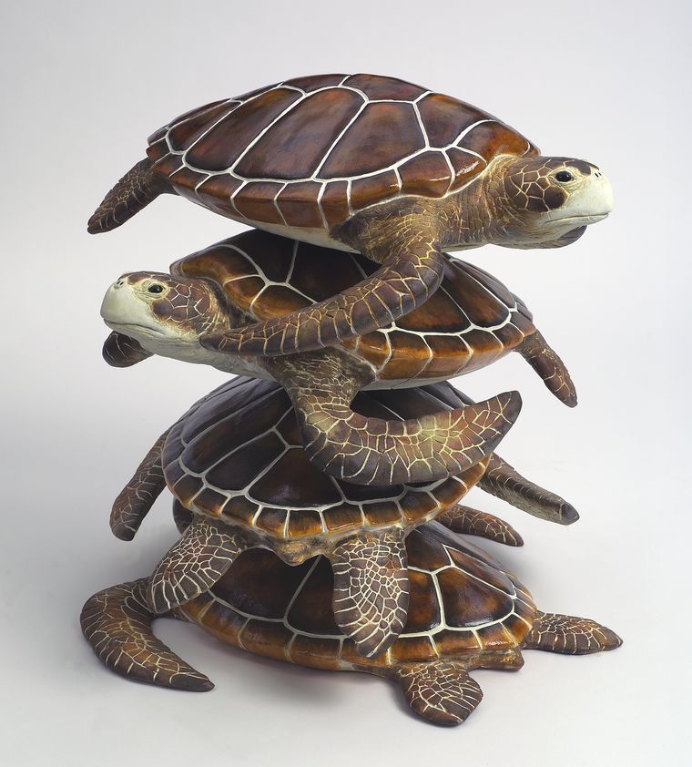 Large Field Array: Stack of Turtles (detail of 52/300), 2006 - 2007 by Keith Tyson © Keith Tyson. All Rights Reserved, DACS/Artimage 2018. Photo: Prudence Cuming Associates Ltd Large Field Array: Stack of Turtles (detail of 52/300), 2006 - 2007