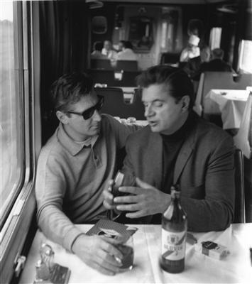Francis Bacon and George Dyer on the Orient Express to Athen...