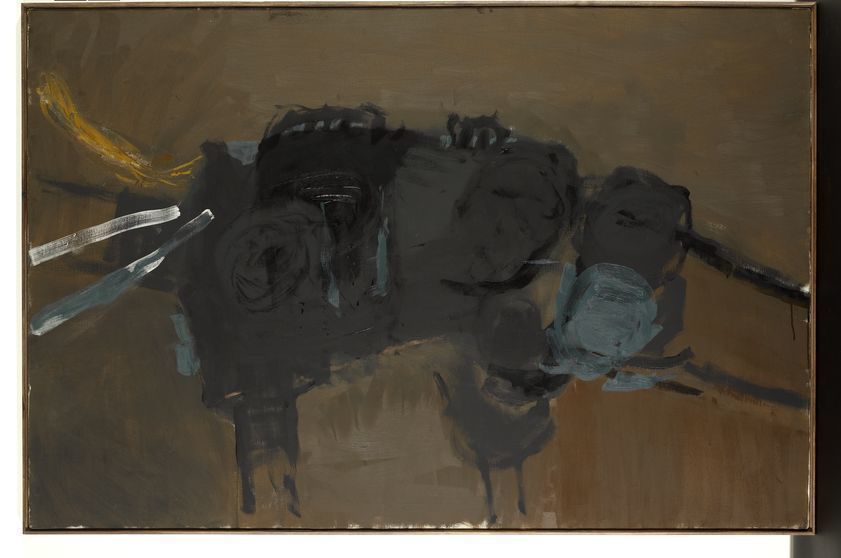 Dark Continent, 1958 by Roger Hilton © Estate of Roger Hilton. All Rights Reserved, DACS/Artimage 2018. Image: © Arts Council Collection, Southbank Centre Dark Continent, 1958