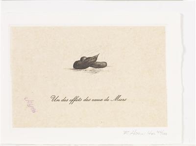 One of a Miniature Portfolio : Un des effets des eaux de Mie...