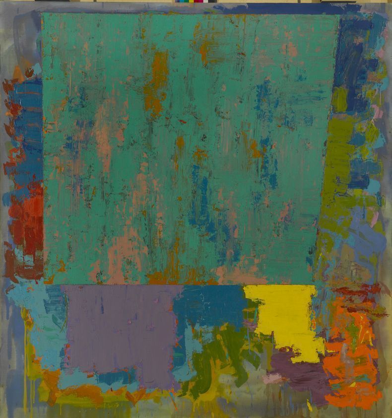 Wotan, 1977 by John Hoyland © Estate of John Hoyland. All Rights Reserved, DACS/Artimage 2018. Image: © Arts Council Collection, Southbank Centre Wotan, 1977