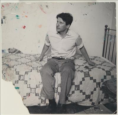Lucian Freud on Bed, c. 1964
