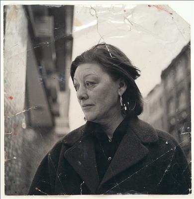 Isabel Rawsthorne in Dean St. Soho, c. 1964