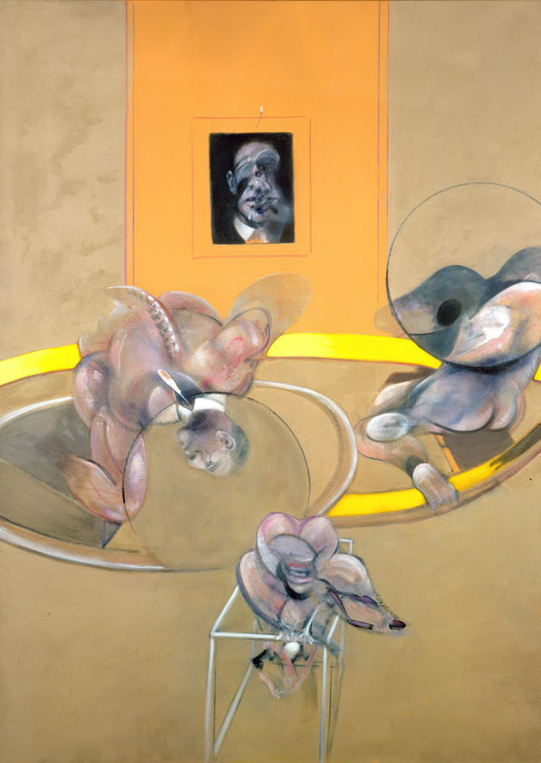 Three Figures and Portrait, 1975 by Francis Bacon © The Estate of Francis Bacon. All rights reserved, DACS/Artimage 2018. Photo: Prudence Cuming Associates Ltd Three Figures and Portrait, 1975