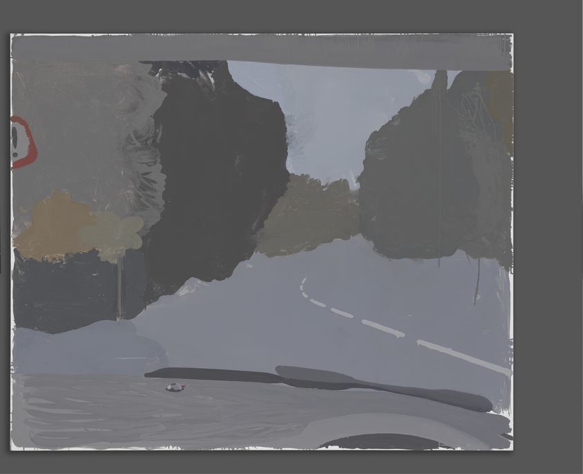 Driving Along With Windows Down, 2011 by Humphrey Ocean © Humphrey Ocean. All rights reserved, DACS/Artimage 2018. Photo: Mike Bruce Driving Along With Windows Down, 2011