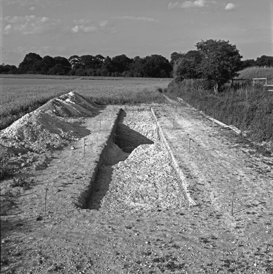 Trench 10 Excavated, Alfred's Castle, Oxfordshire, 2000