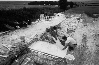 Trench 10, work in progress, Alfred's Castle, Oxfordshire, S...