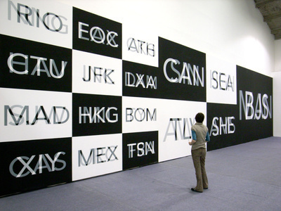 China, Language of Places, 2009 (installation view, English ...