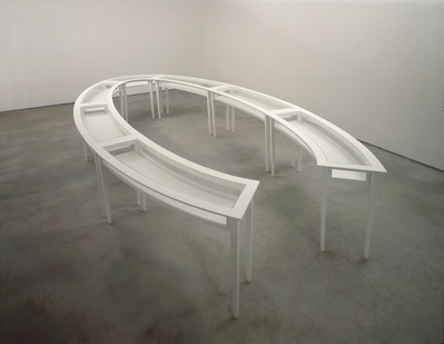 Negotiating Table, 1991 (installation view, Maureen Paley In...